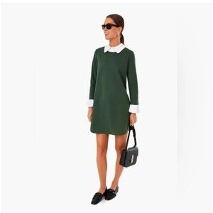NWT Tuckernuck Dakota Green English Ivy Collared Long Sleeved Dress XL